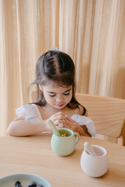 Soft Piccolo Cups – Matcha & Ube