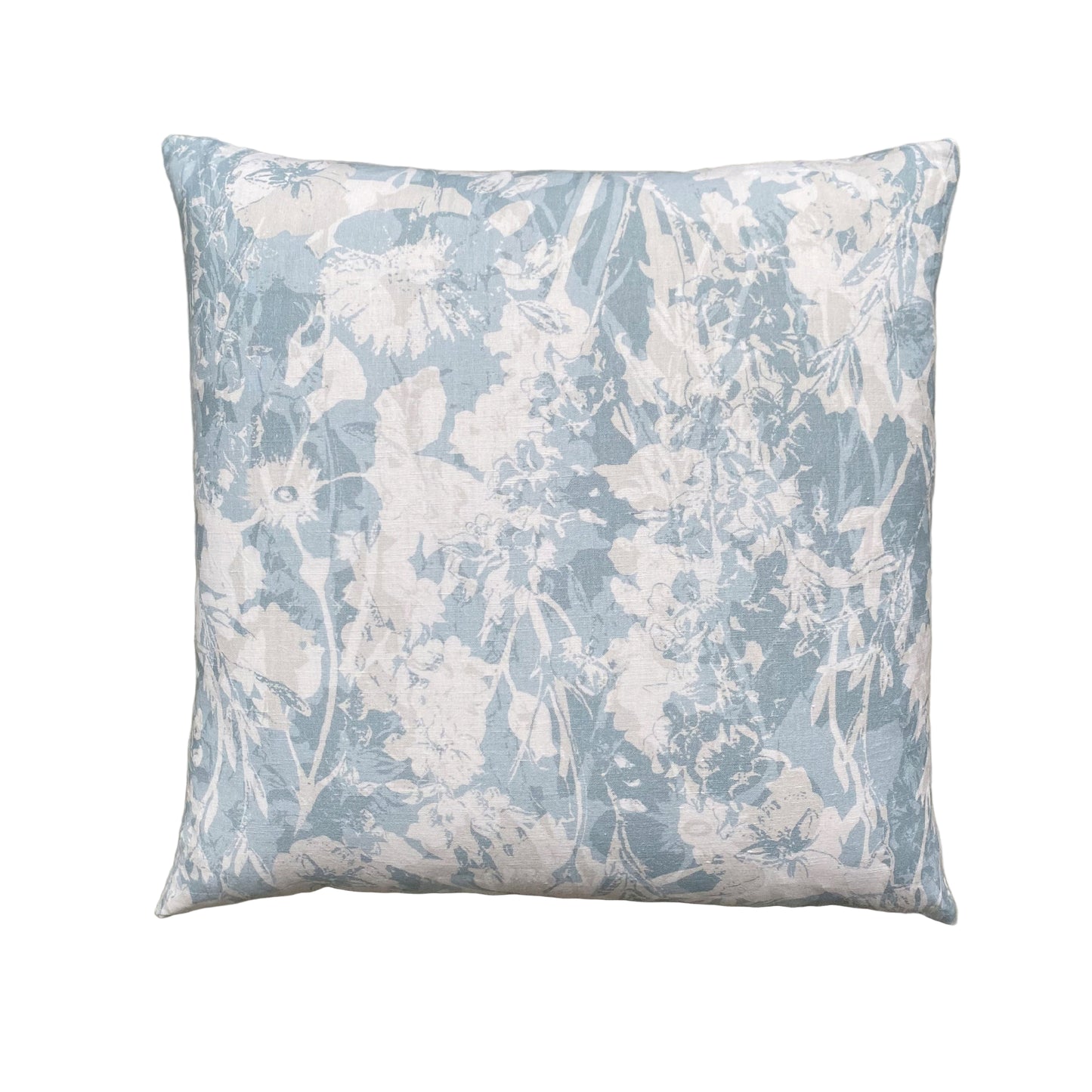 Everly Linen Cushion Duck Egg Blue
