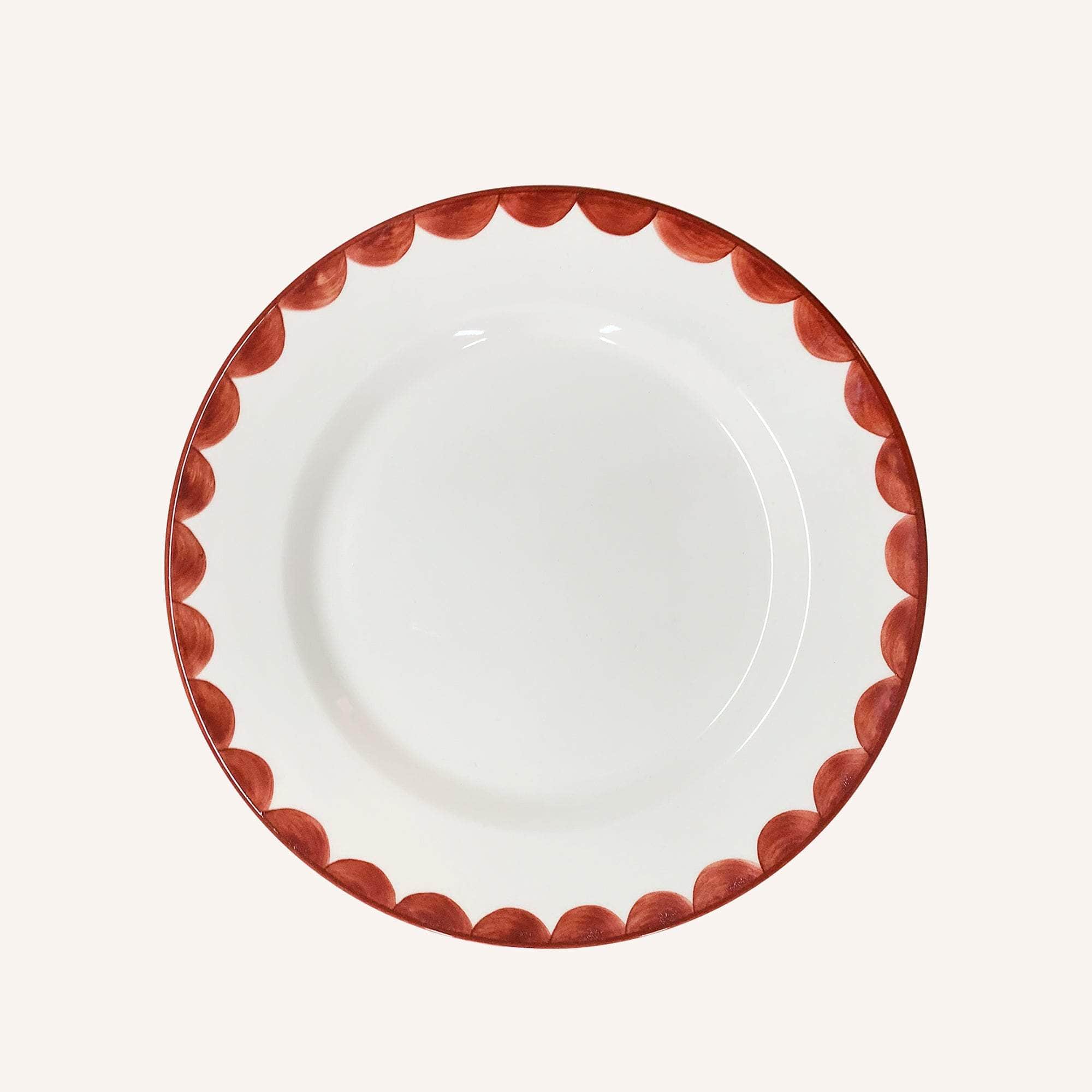 Side Plate -  Cascos - Rust Red