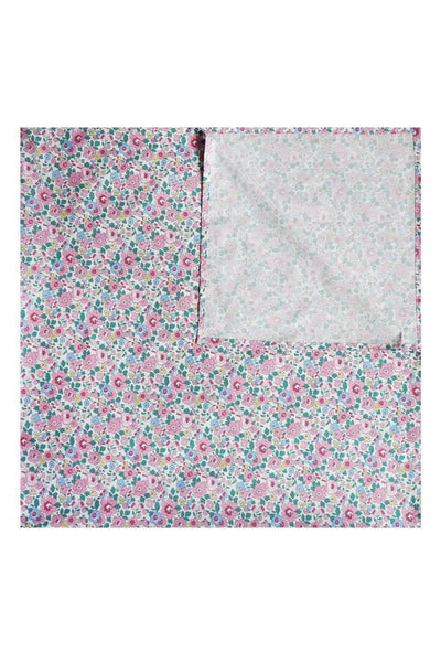 Tablecloth made with Liberty Fabric Betsy Blossom Pink