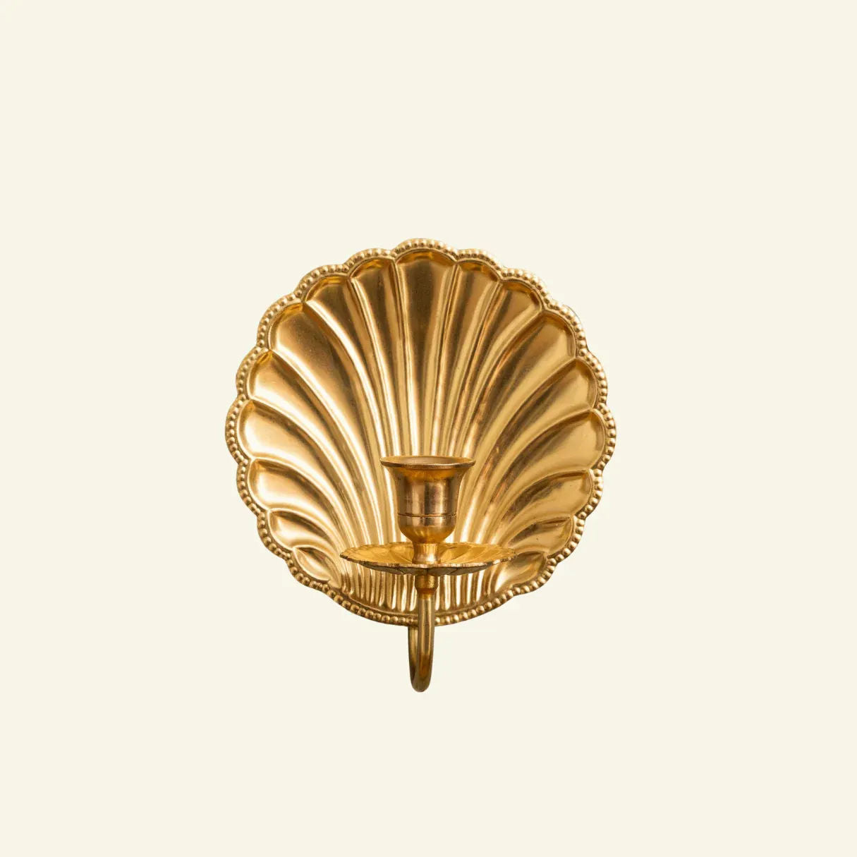 Shell Brass Wall Sconce (Single)