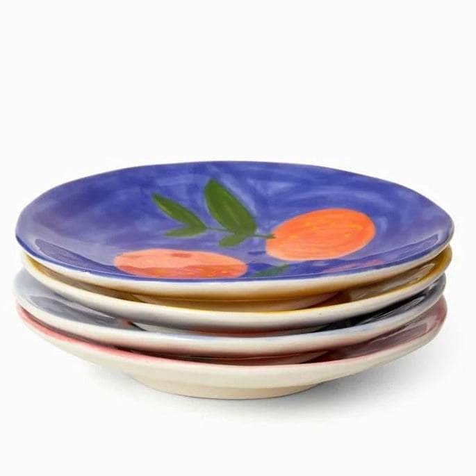 Peaches and Keen Plates After Matisse | Set of 4