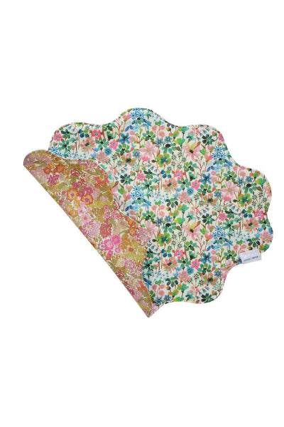 Reversible Wavy Placemat Made With Liberty Fabric Dreams Of Summer & Margaret Annie