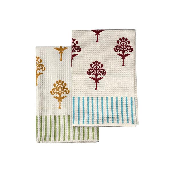 Harmony Cotton Waffle Kitchen Towels