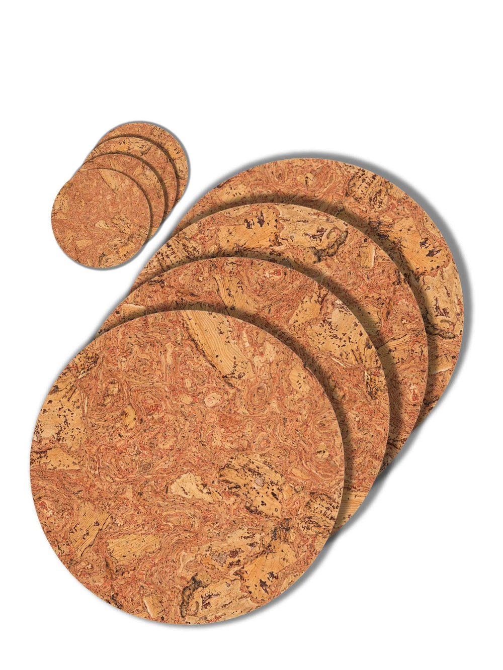 Natural Cork Combo Set - Red