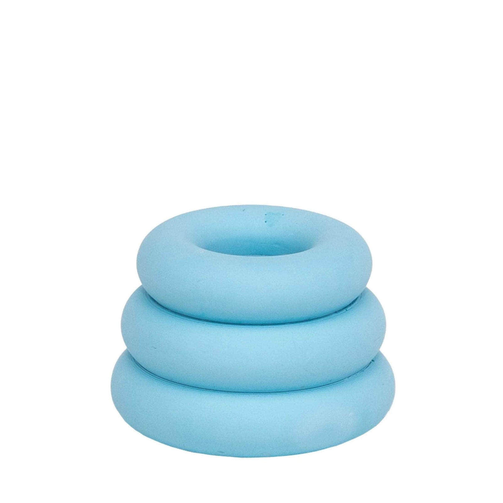 Electric Blue Triple O Candleholder