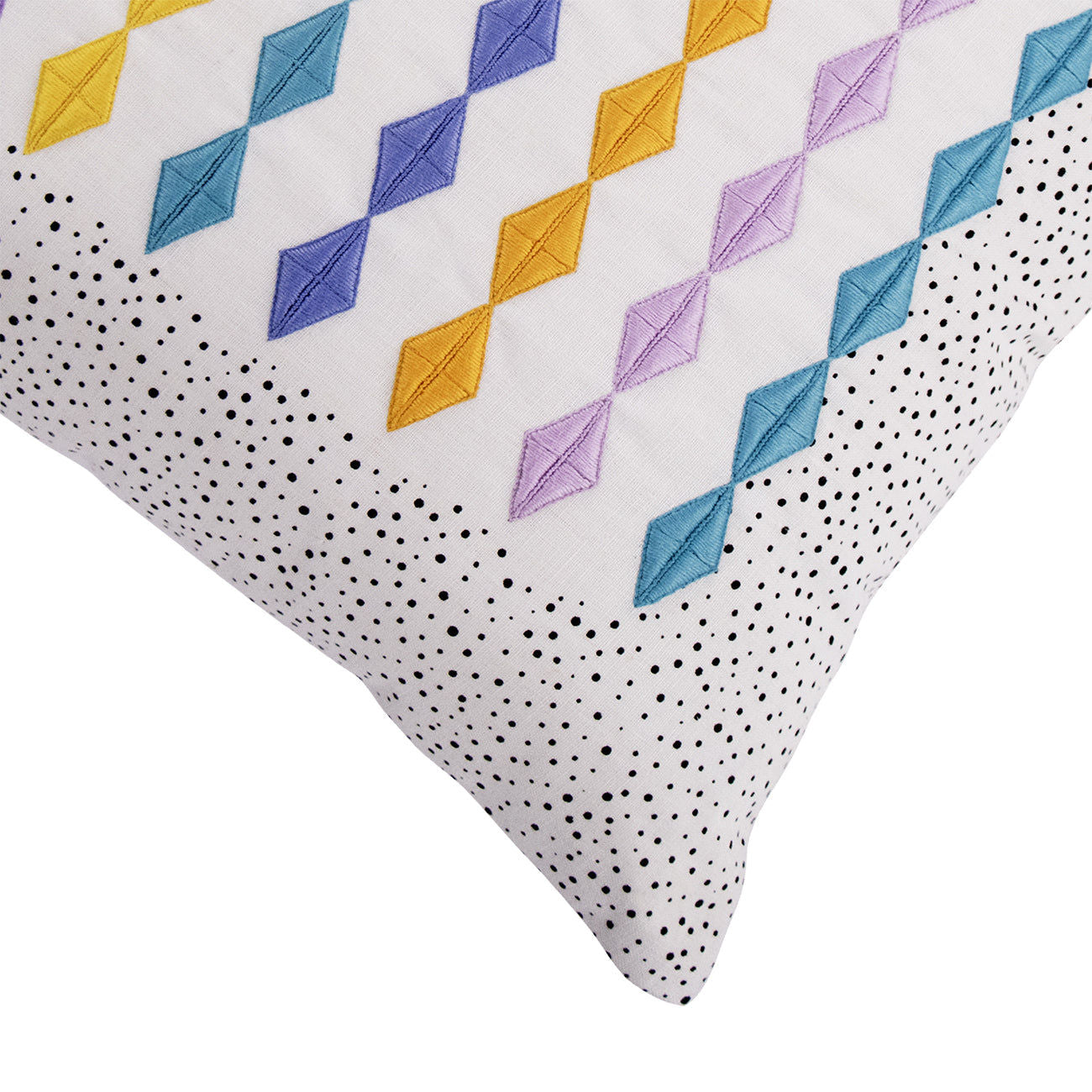 Diamonds Cushion Cover - Purple