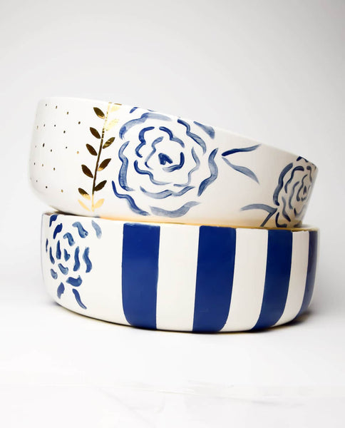 Royal Blue salad bowl