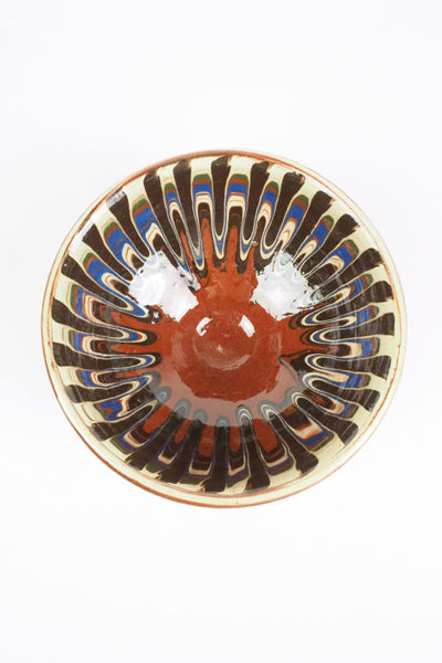 Vintage Drip Glaze Dish