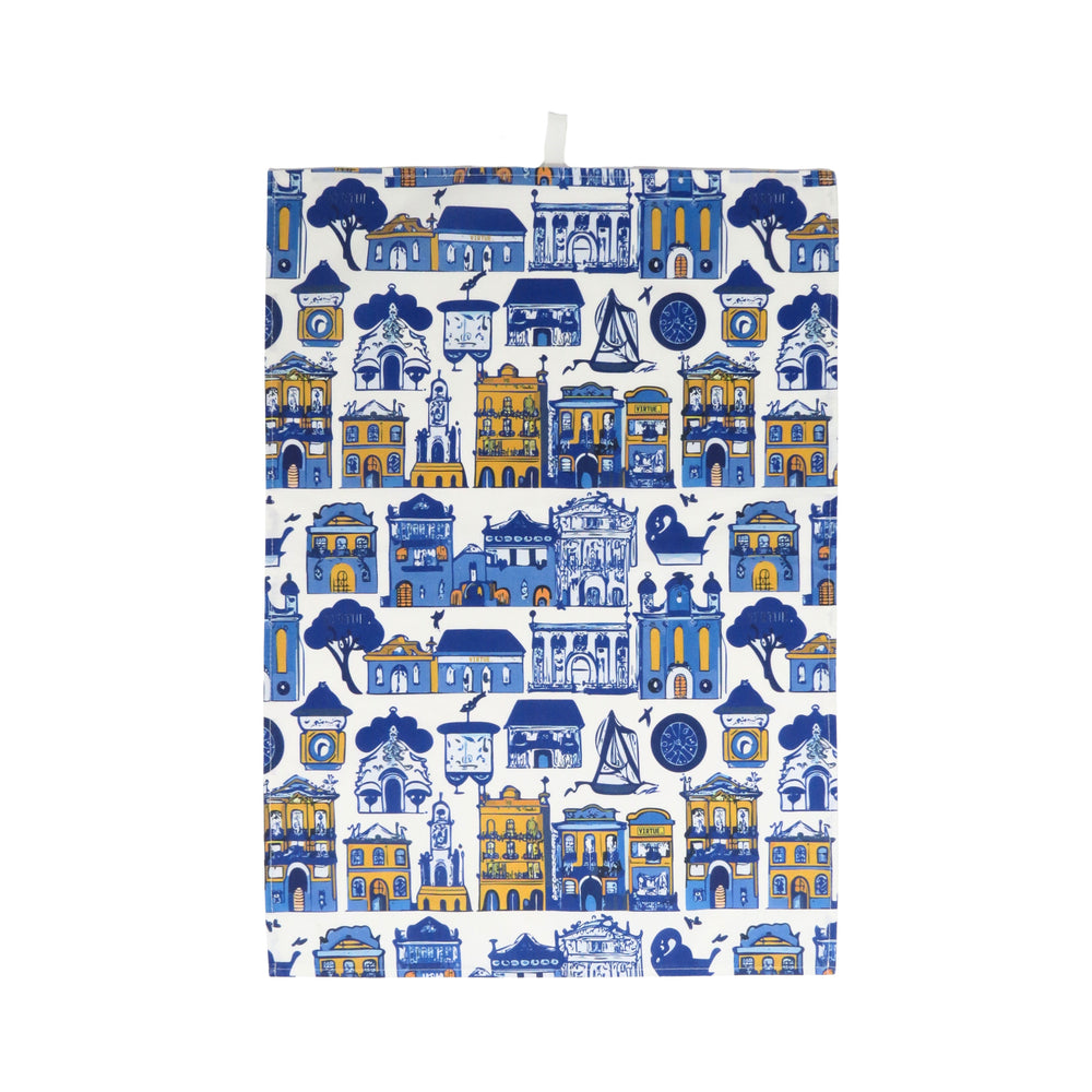 Lisbon City Tea Towel
