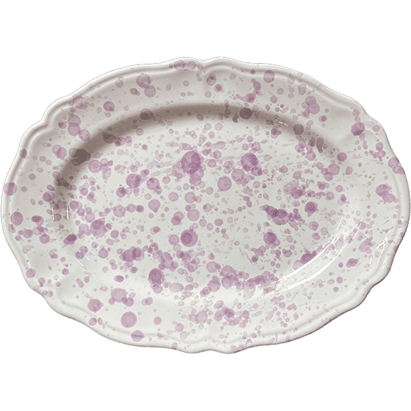 Points Oval Platter Violet - 32cm