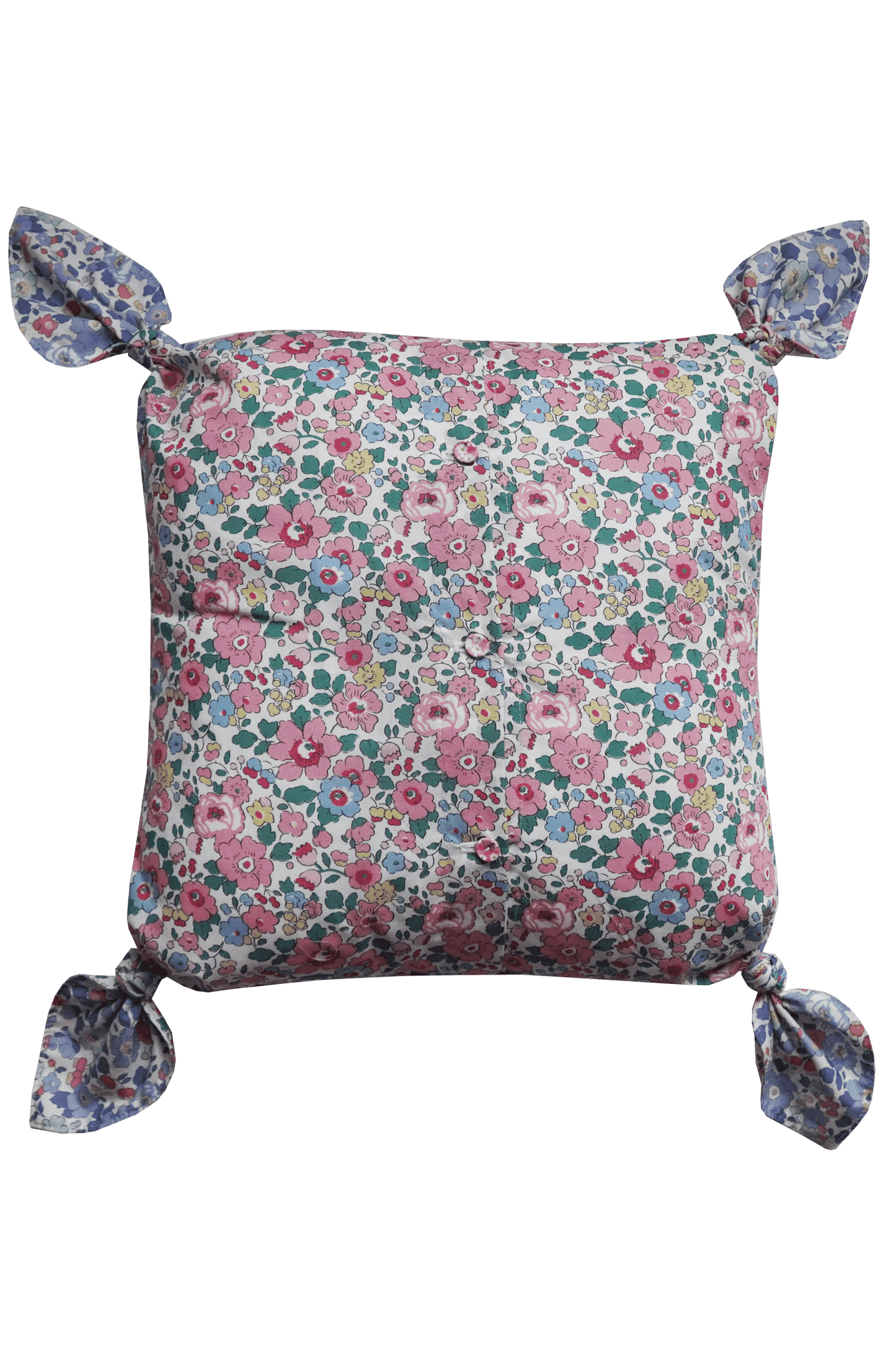 Tie Corner Cushion Made With Liberty Fabric Betsy