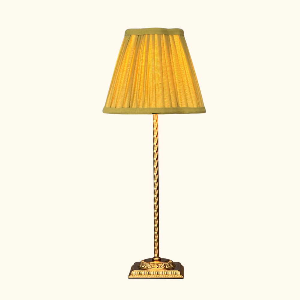Elle Lamp Yellow Scallop