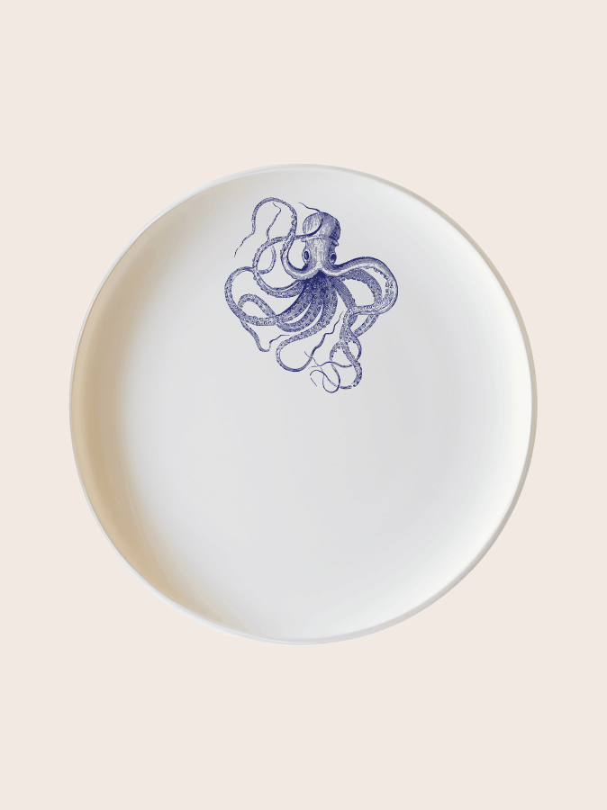 Vintage Ink Ocean Mix - Blue DIY Plate Sticker Decoration