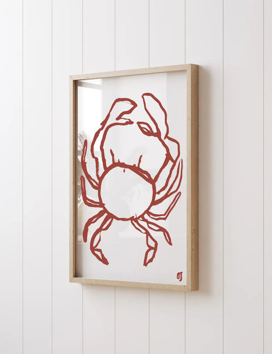 The Red Crab Print