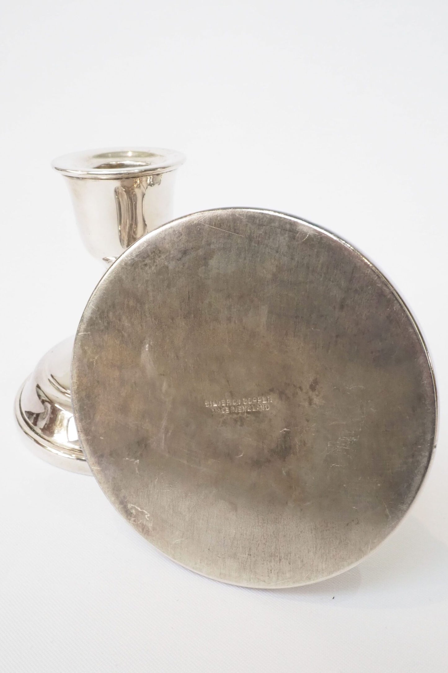 Vintage Silver Plated Candlesticks