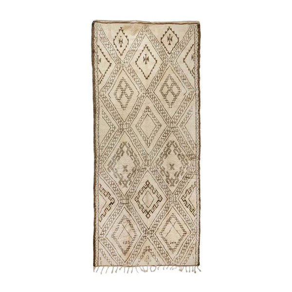 Vintage Moroccan Beni Ourain Rug No. M0159