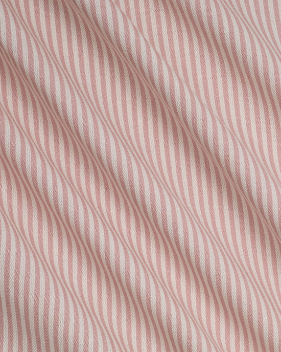The Fine Stripe in Old Rose
