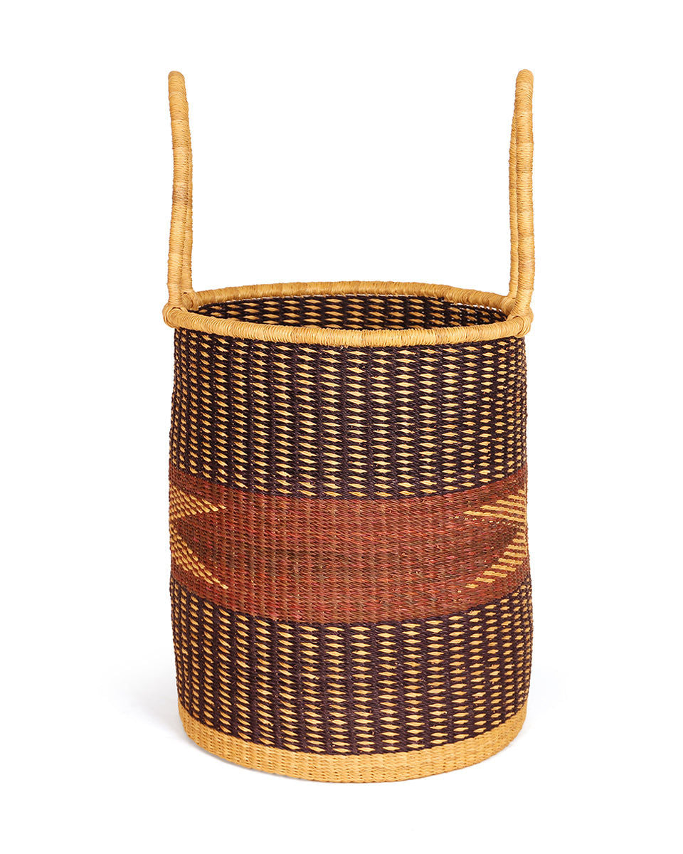 AFUOM: Navy & Purple Log or Laundry Basket