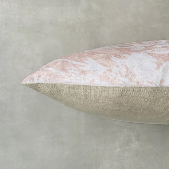 Everly Linen Cushion Pale Pink