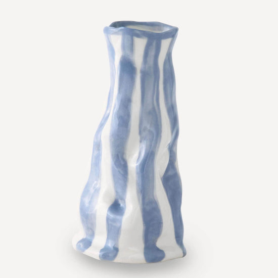 Light Lavender Candy Stripe Vase