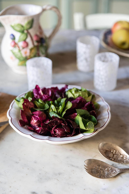 Romilly Salad Bowl, Red