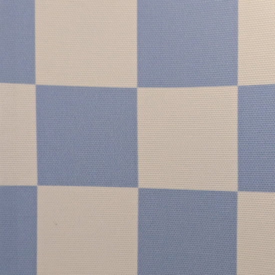 Damson Blue Checkered Drum Shade