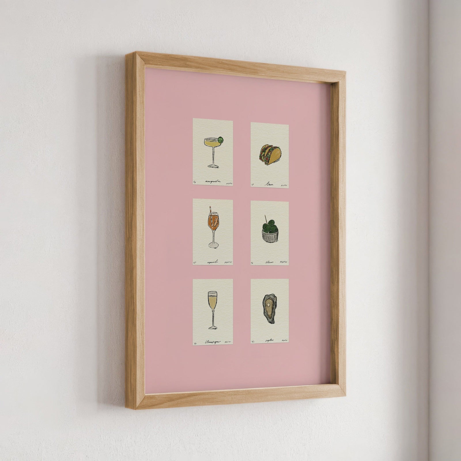 Sips & Snacks Set Print