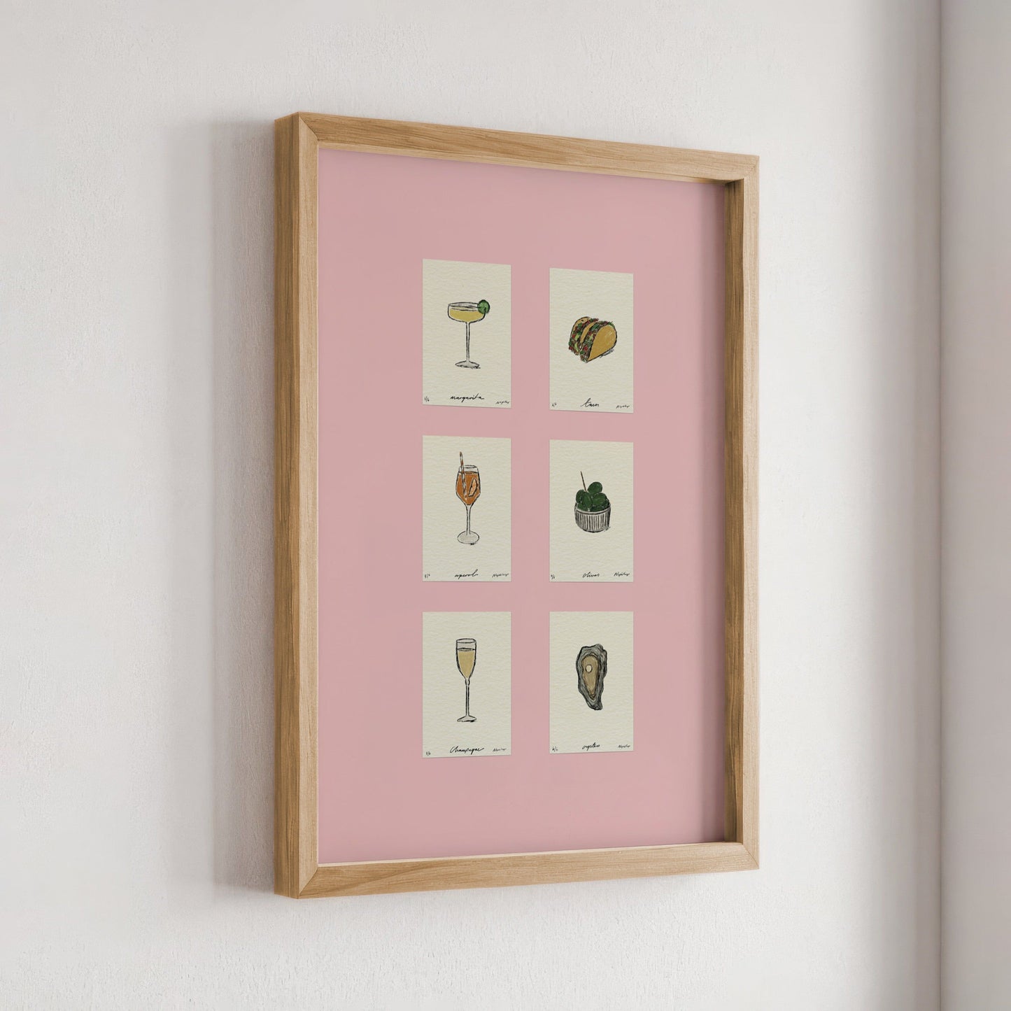 Sips & Snacks Set Print