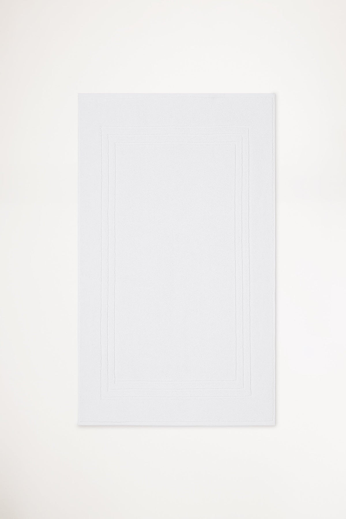 Organic Cotton Bath Mat - Classic White