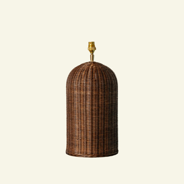 Sienna Rattan Lamp Base, Teak