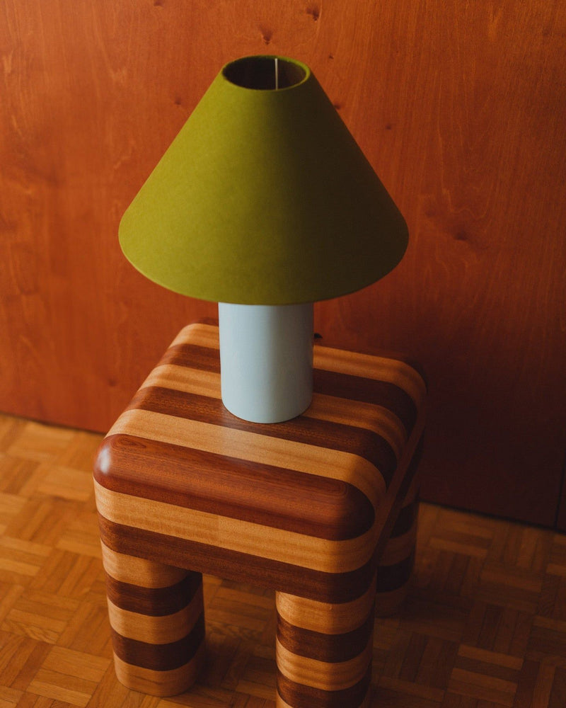 Casetta Sky Blue & Golden Olive Table Lamp