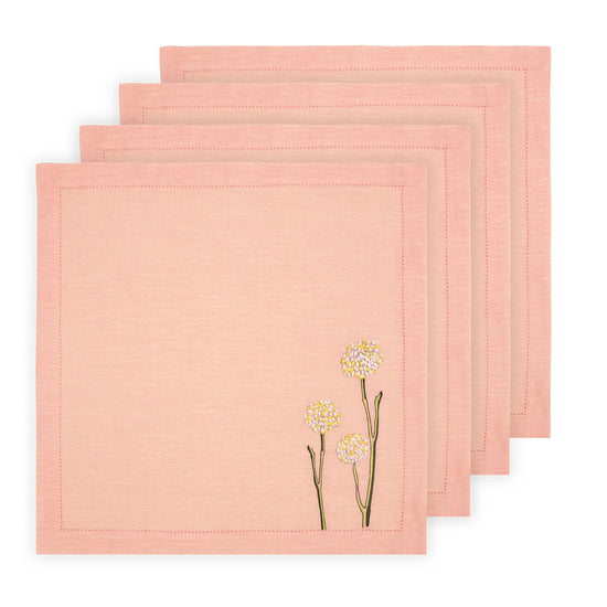 Embroidered Table Linen - Table Napkin (Set of 4)