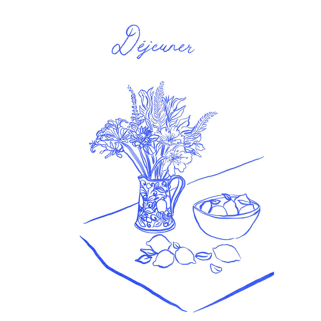 Déjeuner Art Print