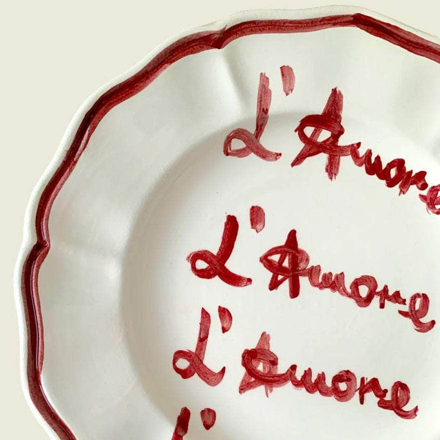 "L'amore" Fil Rouge Plate