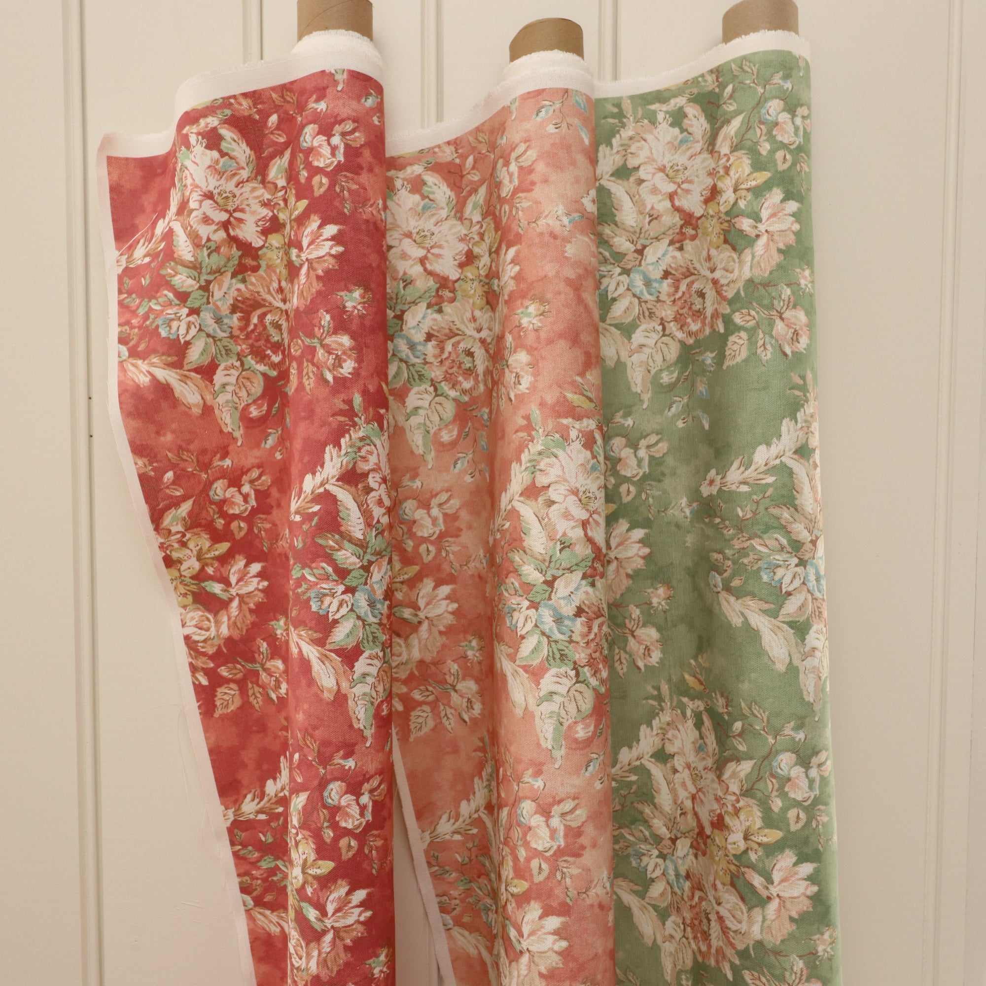 Maison Fleurie - Bayford Chintz Apple Green Fabric