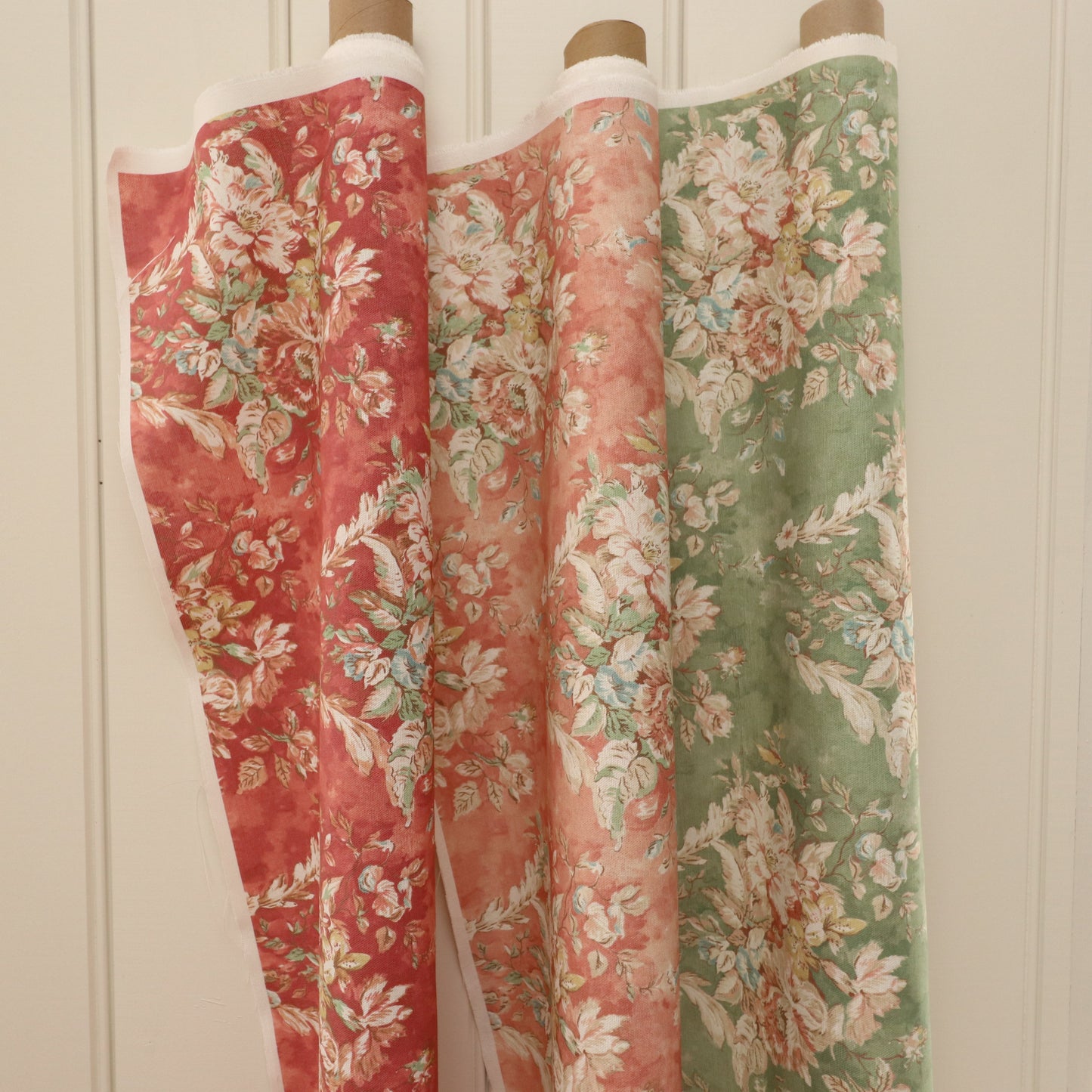 Maison Fleurie - Bayford Chintz Apple Green Fabric