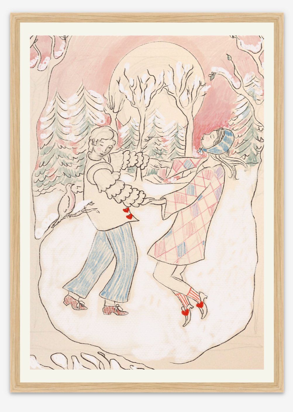 Winter Birds - Fine Art Print