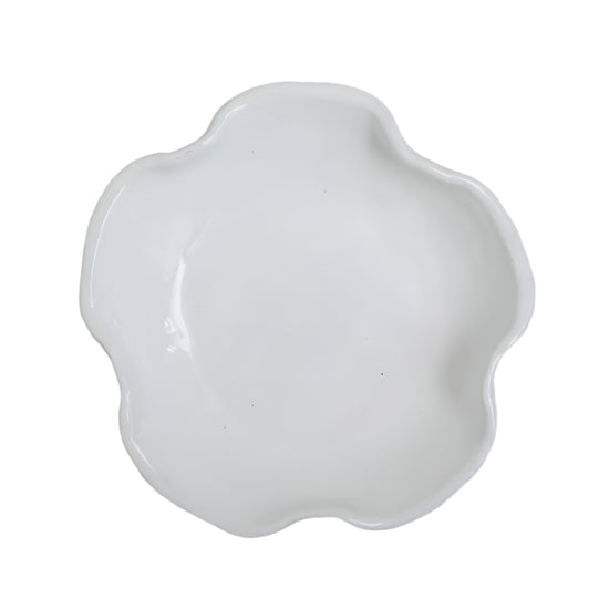 White Tangier Serving Bowl Large