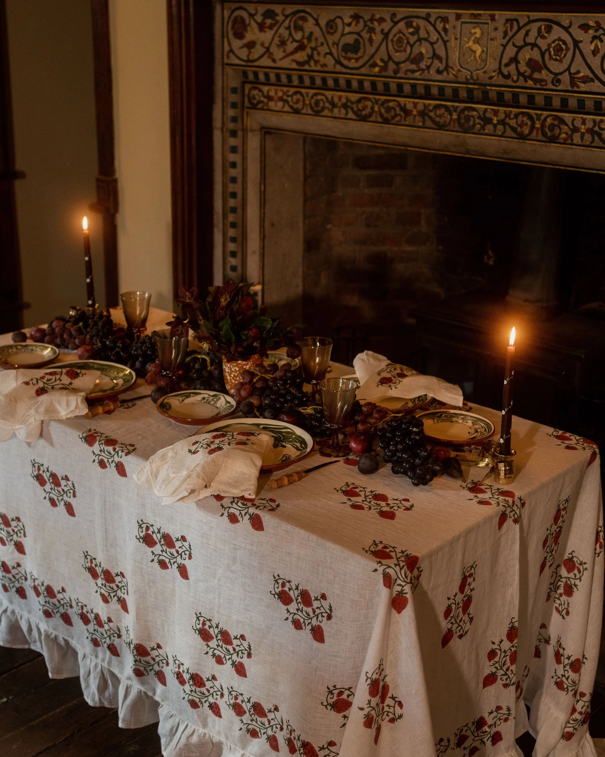 Fraises Des Bois Tablecloth