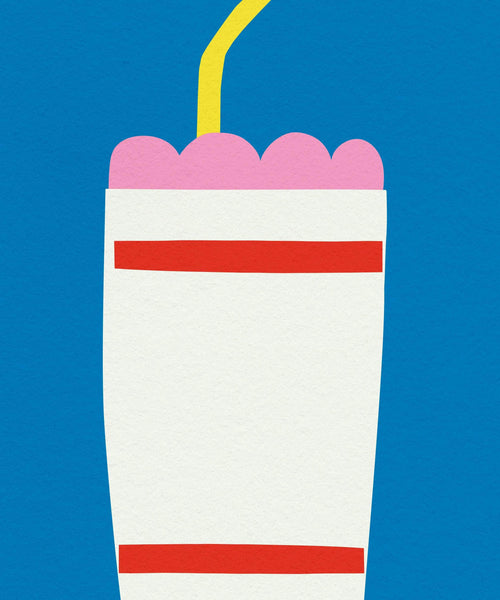 M for Milkshake Print