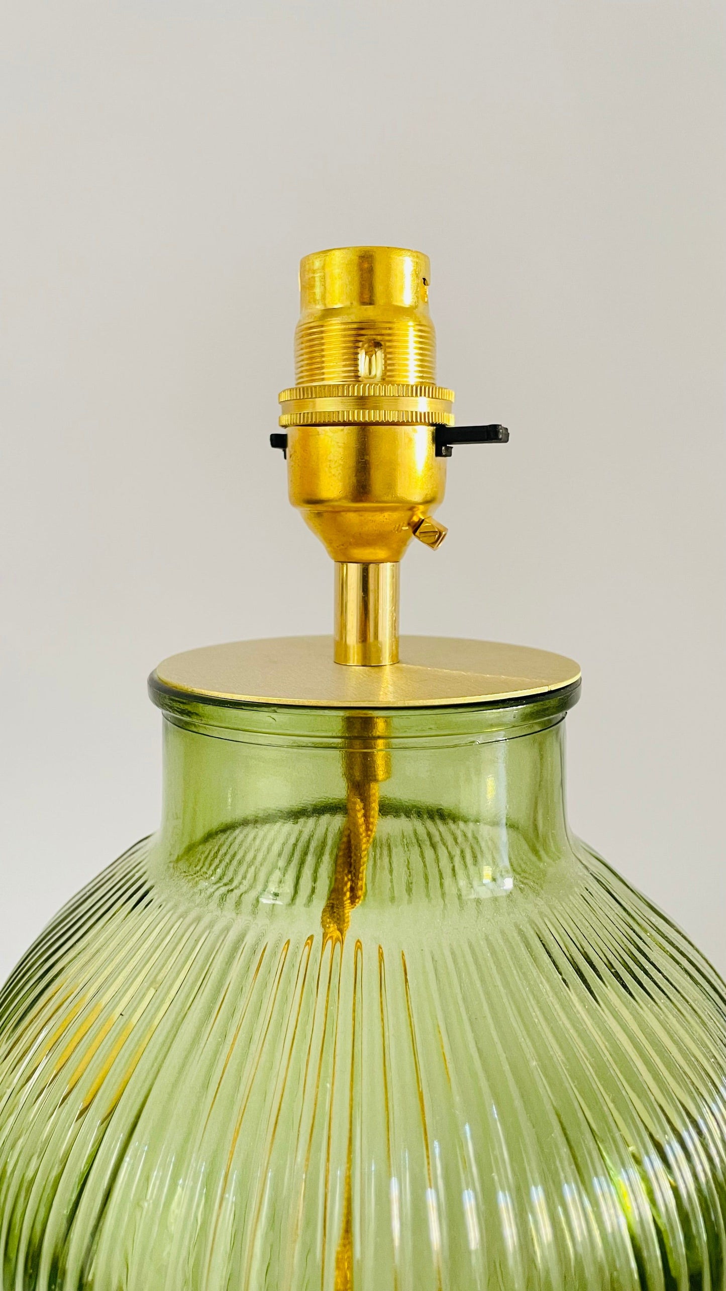 Antique French Bottle Lamp