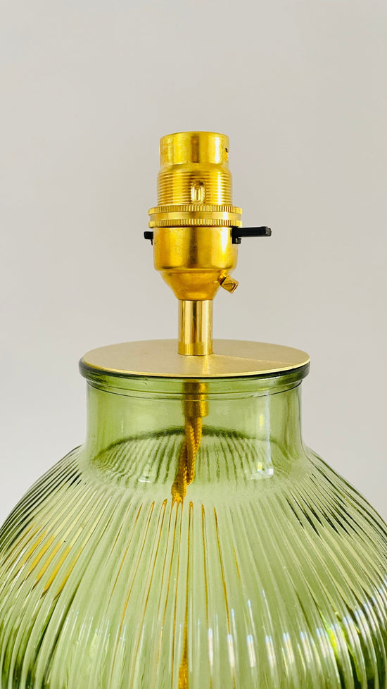 Antique French Bottle Lamp