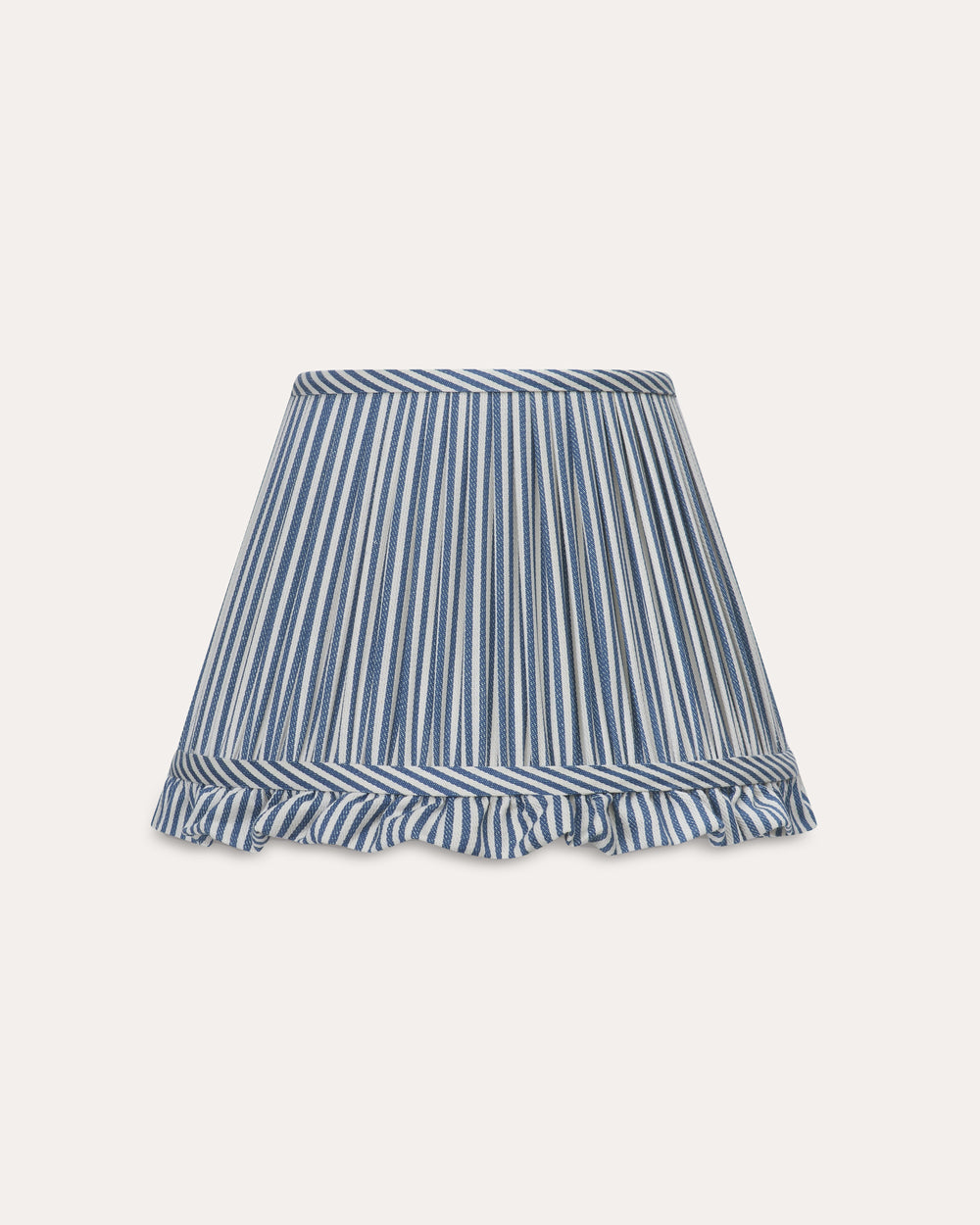Striped Cobalt Blue Lampshade