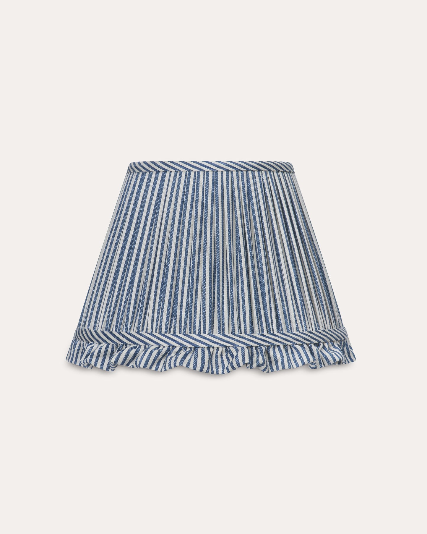 Striped Cobalt Blue Lampshade