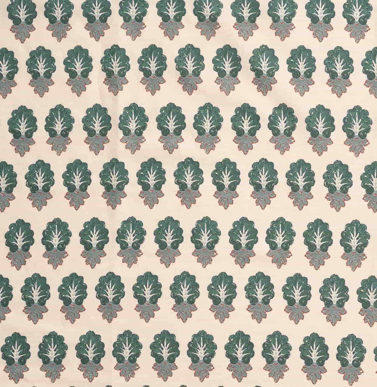 Home Collection - Bowmont Pine Green Reverse Fabric