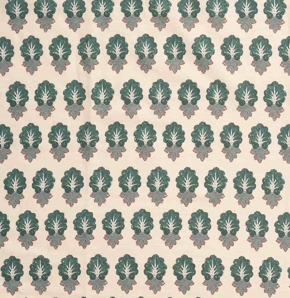 Home Collection - Bowmont Pine Green Reverse Fabric