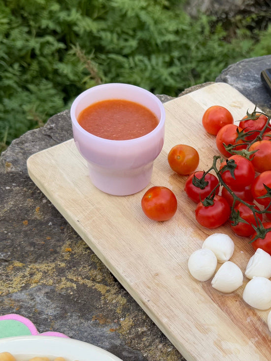 Brisita Glass Cup - Light Pink