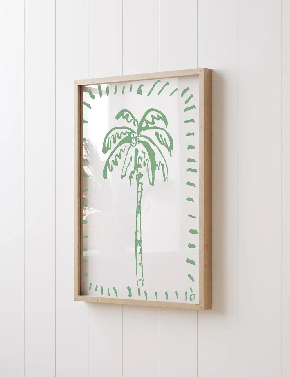 The Green Palm Print