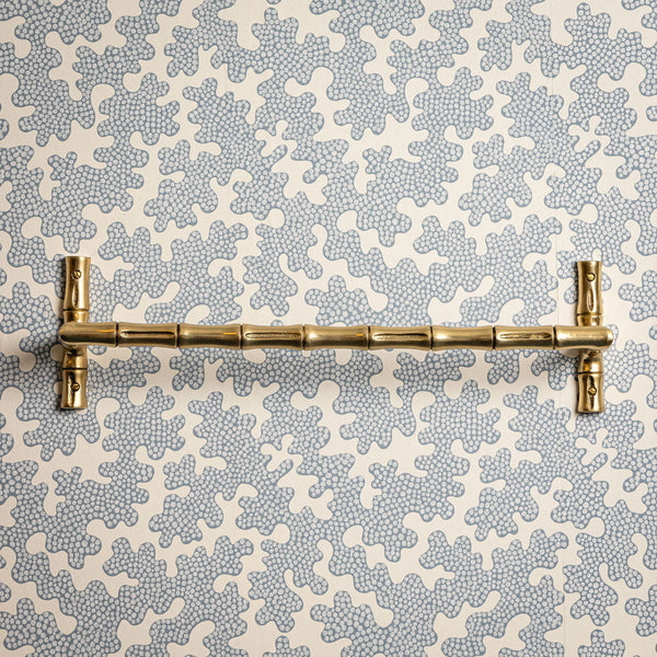 Linley Towel Rack, Lacquered Brass